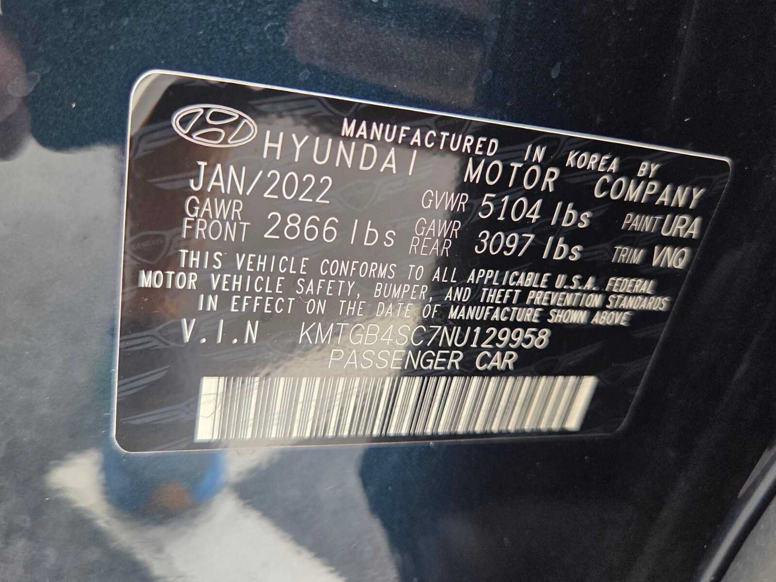 Used 2022 Genesis G80 2.5T w/ Prestige Package RWD image 20