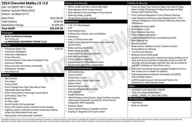 Used 2024 Chevrolet Malibu LS image 7