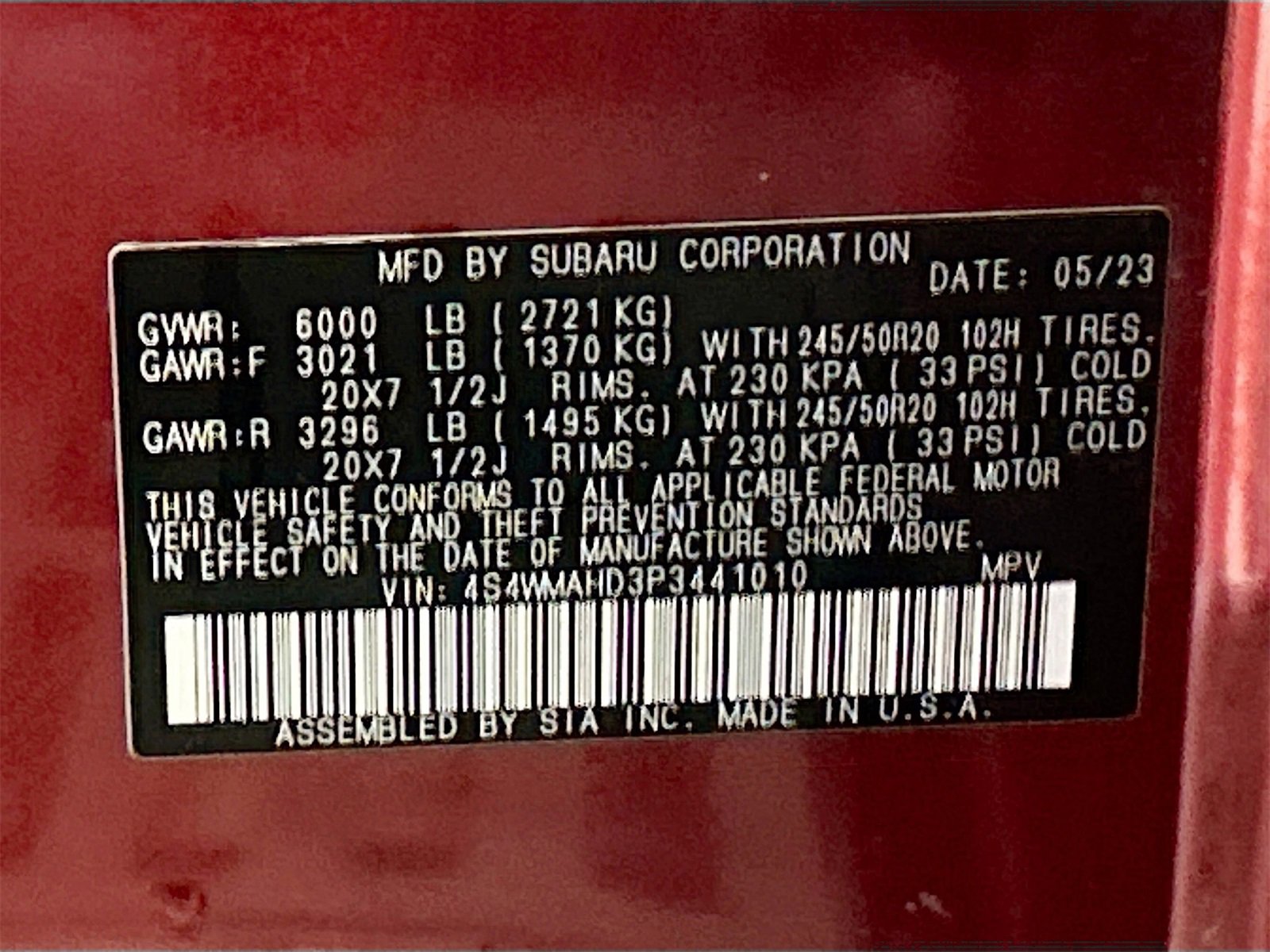 Used 2023 Subaru Ascent Onyx Edition image 34