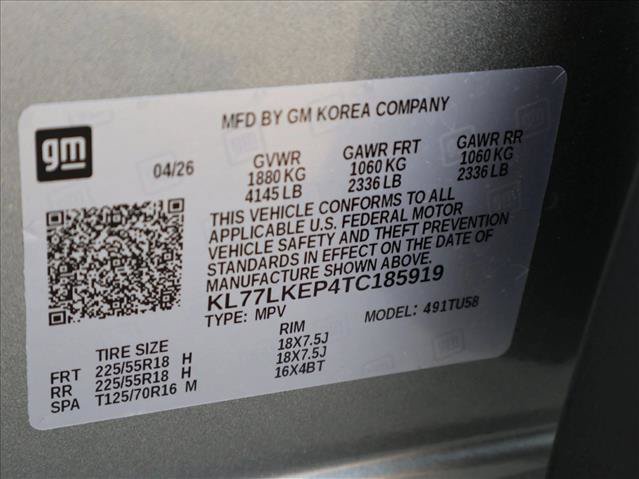 New 2026 Chevrolet Trax ACTIV w/ Sunroof Package FWD image 17