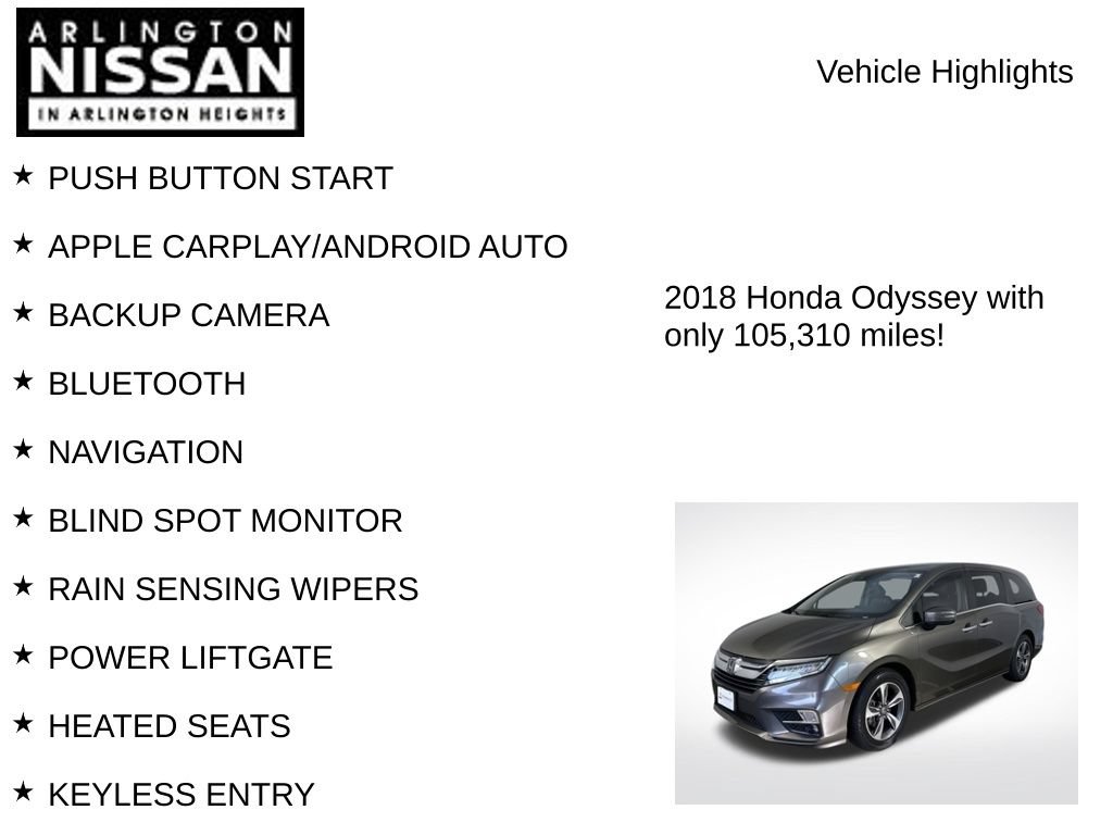 Used 2018 Honda Odyssey Touring image 7