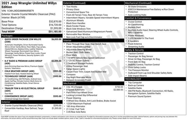 Used 2021 Jeep Wrangler Unlimited Sport image 32