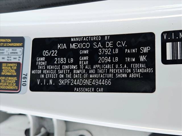 Used 2022 Kia Forte LXS w/ LXS Technology Package FWD image 23