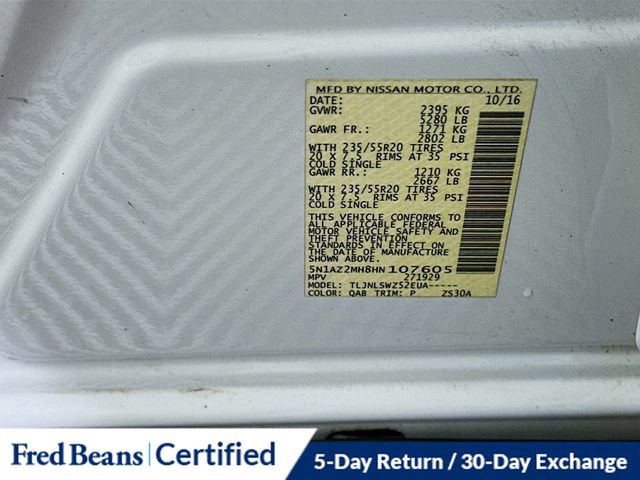 Used 2017 Nissan Murano Platinum image 34