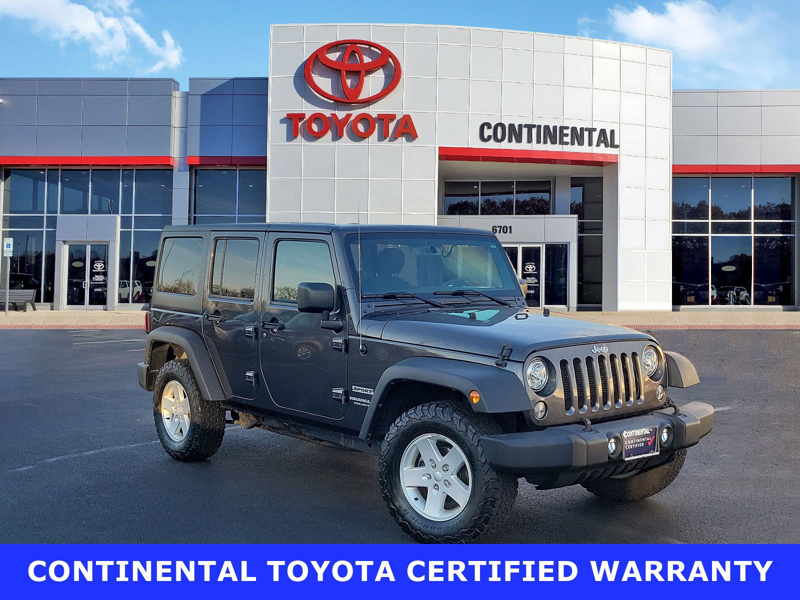 Used 2017 Jeep Wrangler Unlimited Sport w/ Quick Order Package 24S image 1