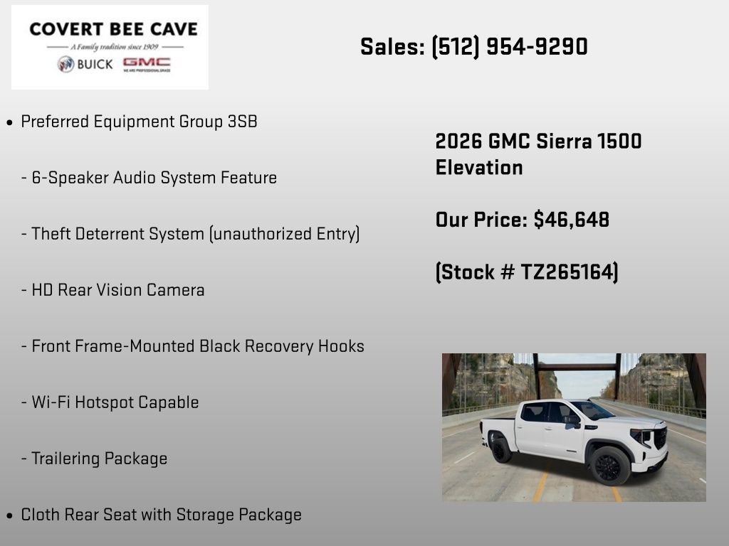 New 2026 GMC Sierra 1500 Elevation RWD image 24