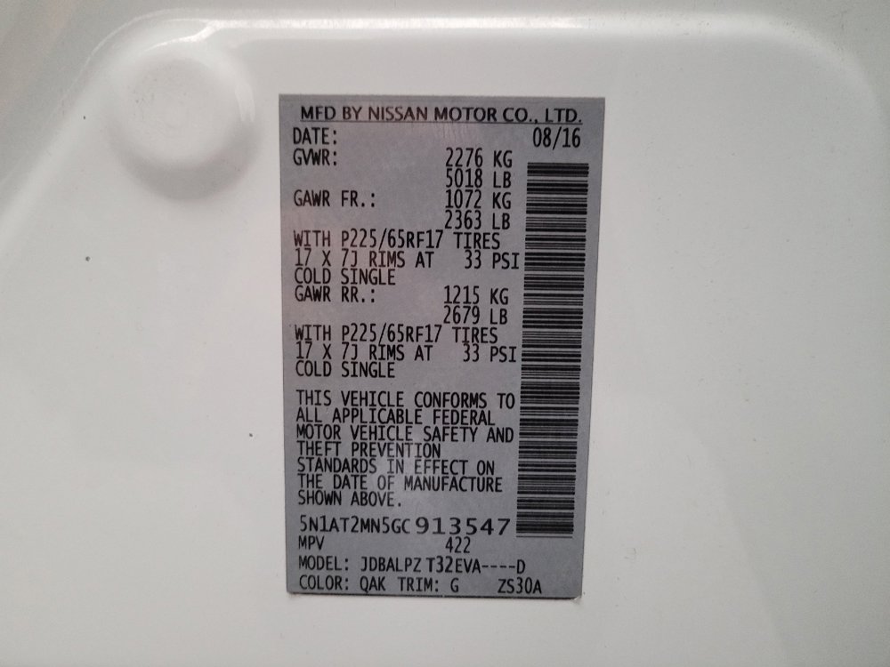 Used 2016 Nissan Rogue S w/ S Family Package FWD image 33