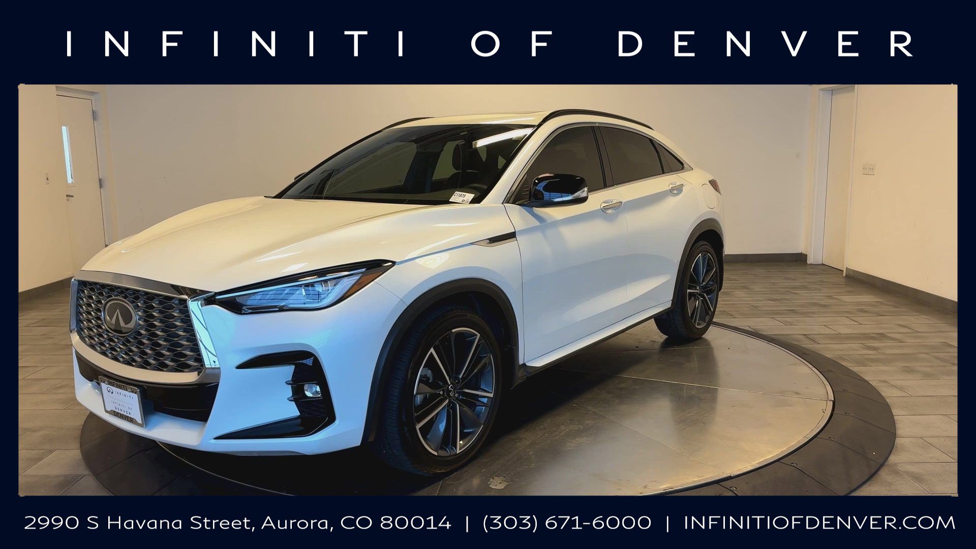 Certified 2025 INFINITI QX55 Luxe w/ Cargo Package