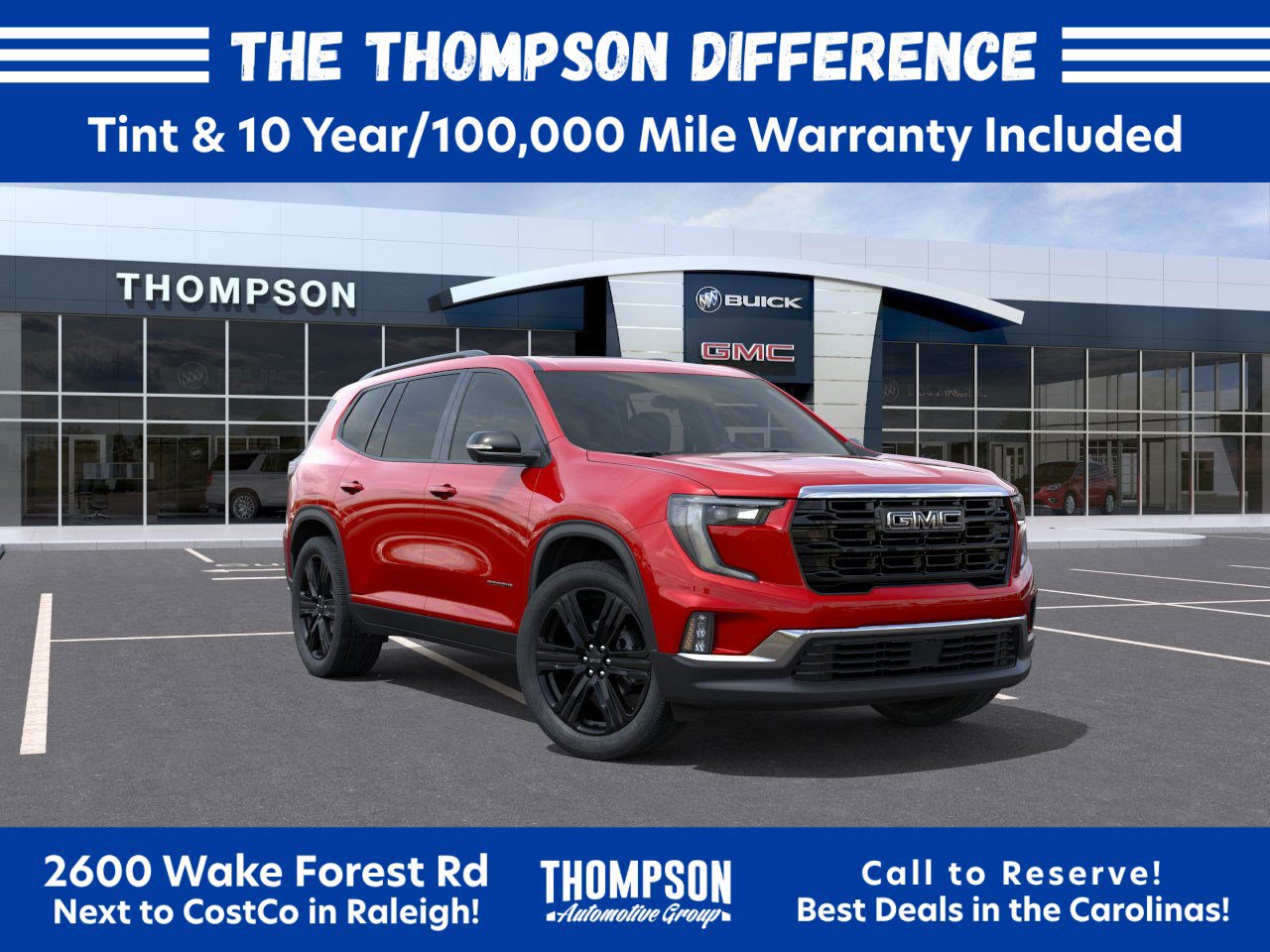 New 2026 GMC Acadia Elevation w/ Black Edition