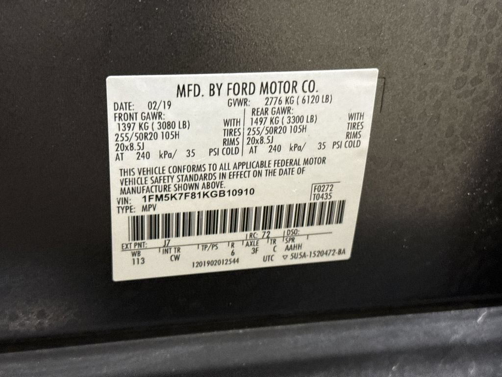 Used 2019 Ford Explorer Limited w/ Class III Trailer Tow Package FWD image 29