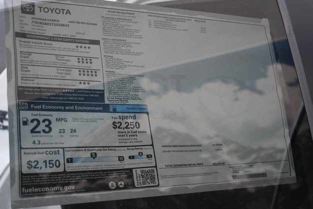 New 2026 Toyota 4Runner TRD Off-Road Premium AWD/4WD image 15
