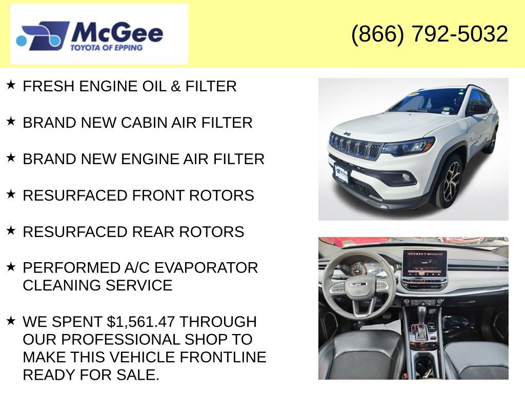 Used 2024 Jeep Compass Latitude AWD/4WD image 8