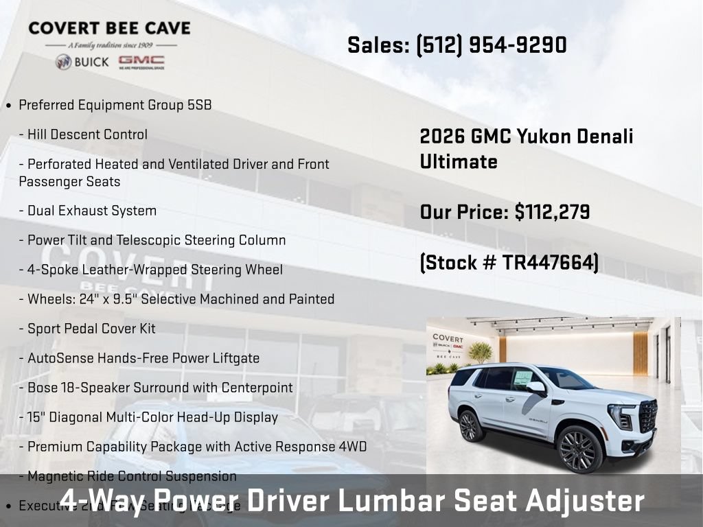 New 2026 GMC Yukon Denali Ultimate AWD/4WD image 17