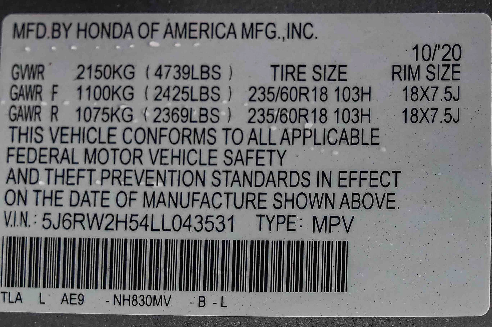 Used 2020 Honda CR-V EX image 27