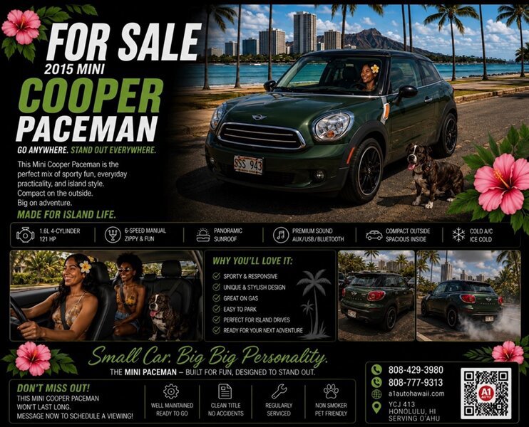 Used 2015 MINI Cooper Paceman