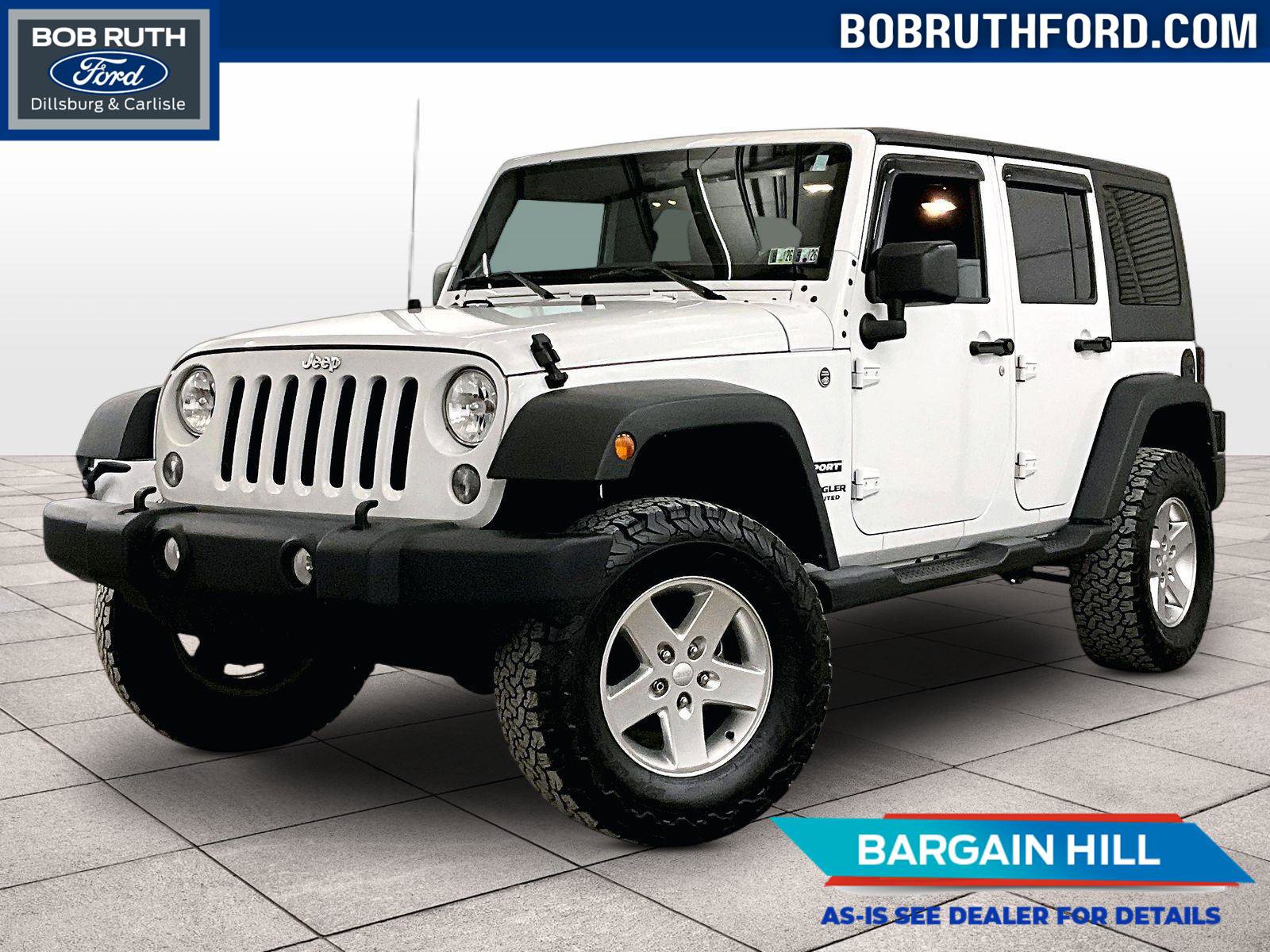 Used 2014 Jeep Wrangler Unlimited Sport w/ Quick Order Package 24S AWD/4WD image 1