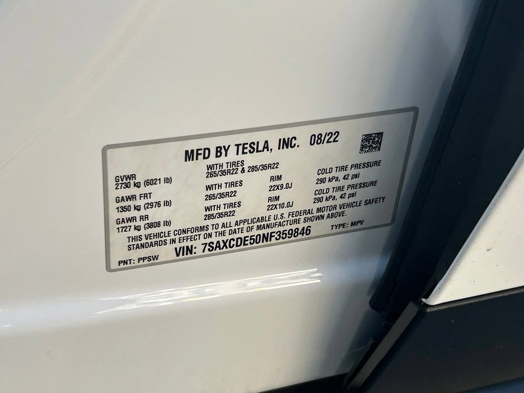 Used 2022 Tesla Model X AWD/4WD image 41