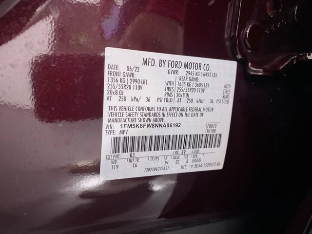 Used 2022 Ford Explorer Limited w/ Hybrid Equipment Group 310A AWD/4WD image 36