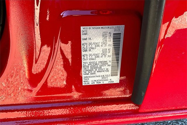 New 2026 Nissan Frontier SV image 8