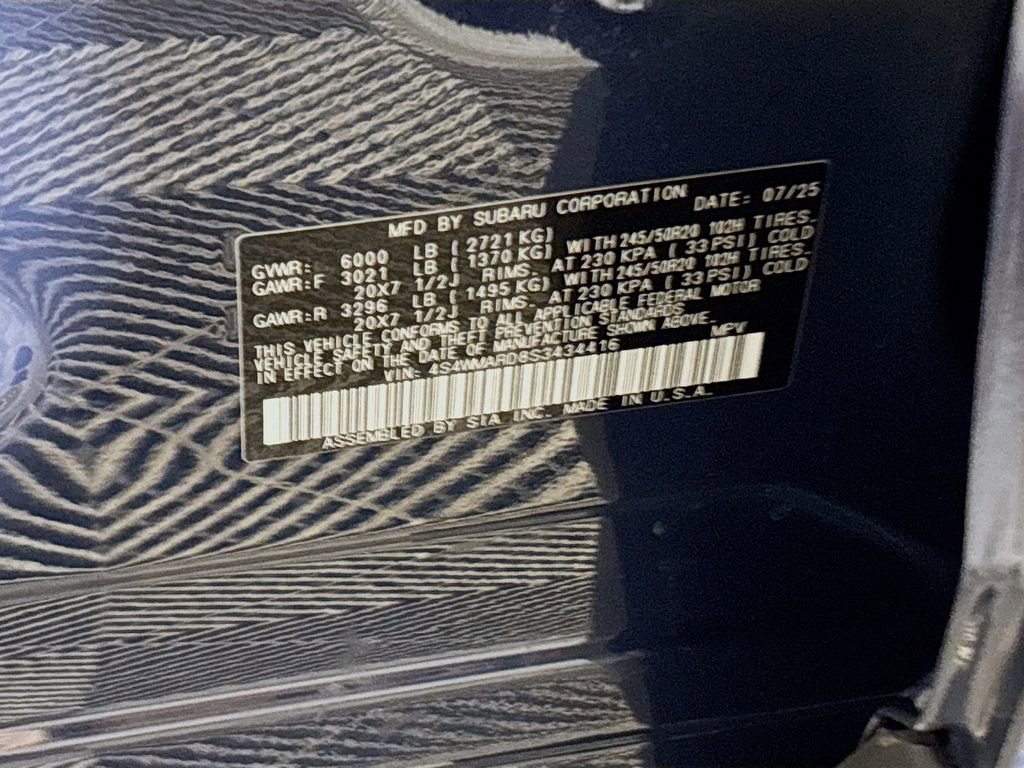 New 2025 Subaru Ascent Bronze Edition image 27