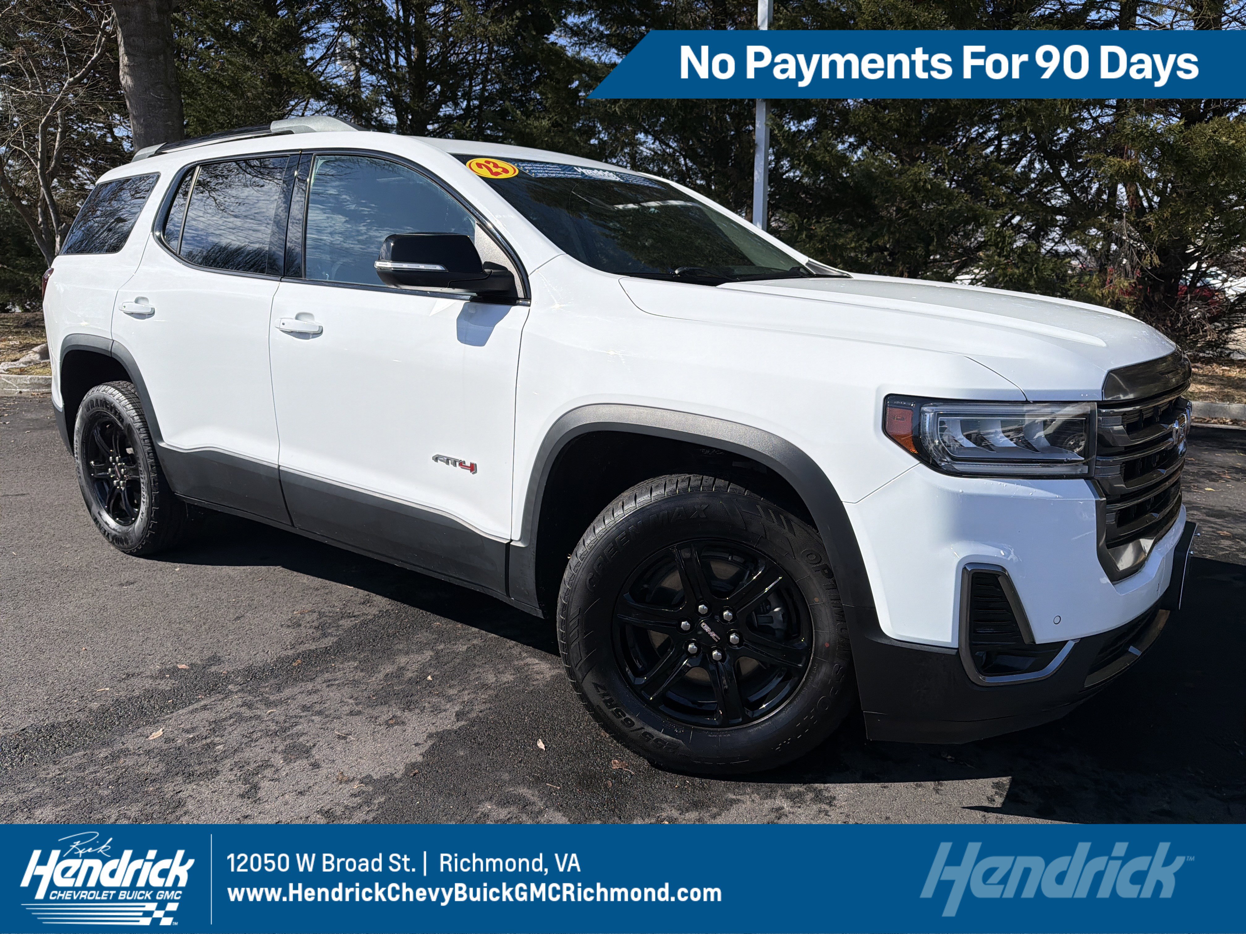 Used 2023 GMC Acadia AT4 w/ Technology Package