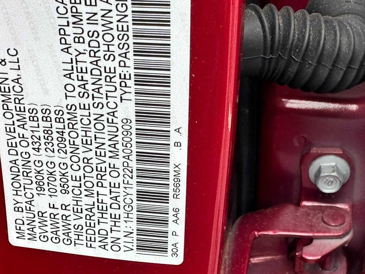 Certified 2023 Honda Accord LX image 22