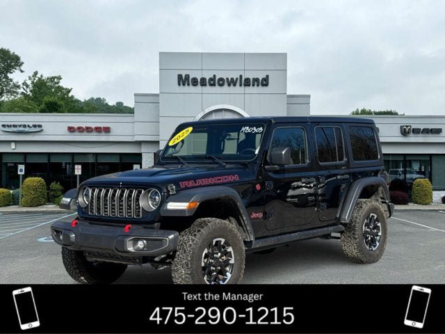 Certified 2025 Jeep Wrangler Unlimited Rubicon AWD/4WD image 1