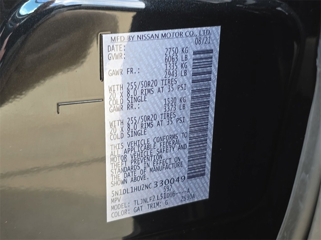 Certified 2022 INFINITI QX60 Autograph w/ Cargo Package image 40