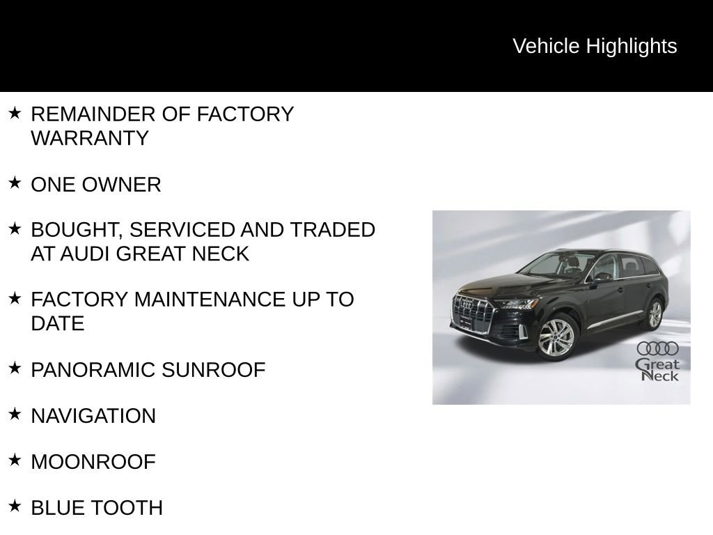 Used 2023 Audi Q7 3.0T Premium w/ Convenience Package AWD/4WD image 9