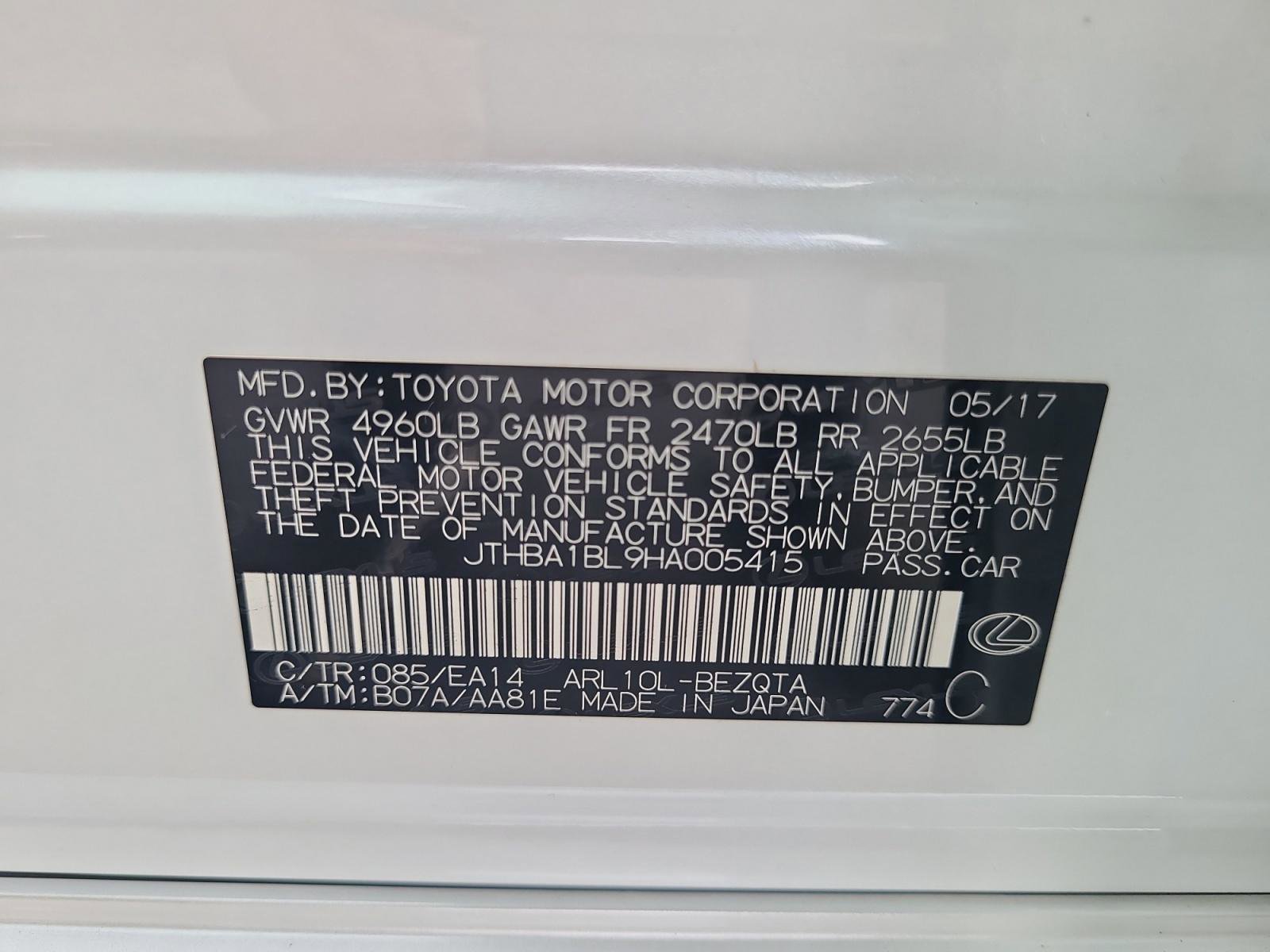 Used 2017 Lexus GS 200t w/ Premium Package image 26