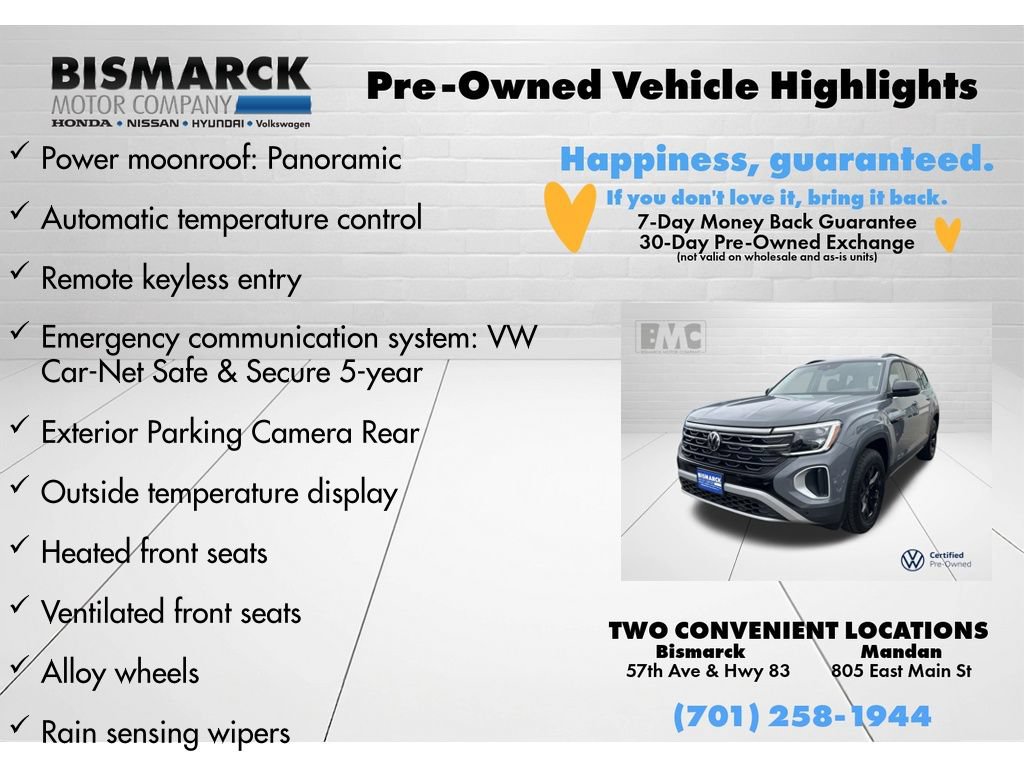 Certified 2026 Volkswagen Atlas Peak Edition AWD/4WD image 5