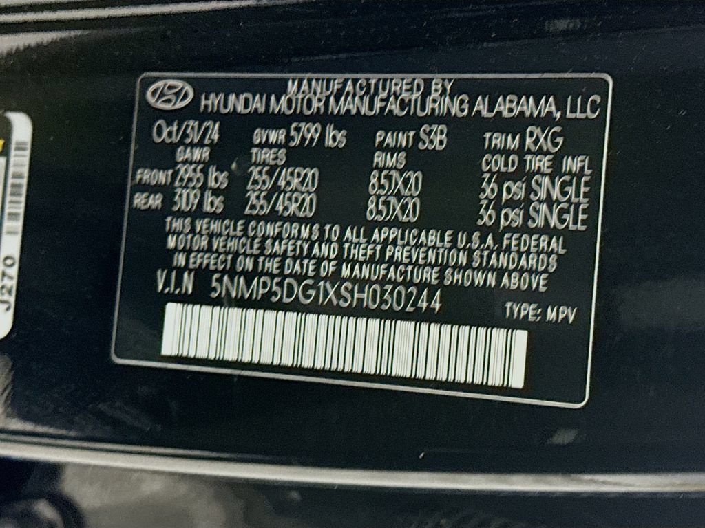 Certified 2025 Hyundai Santa Fe Calligraphy AWD/4WD image 40