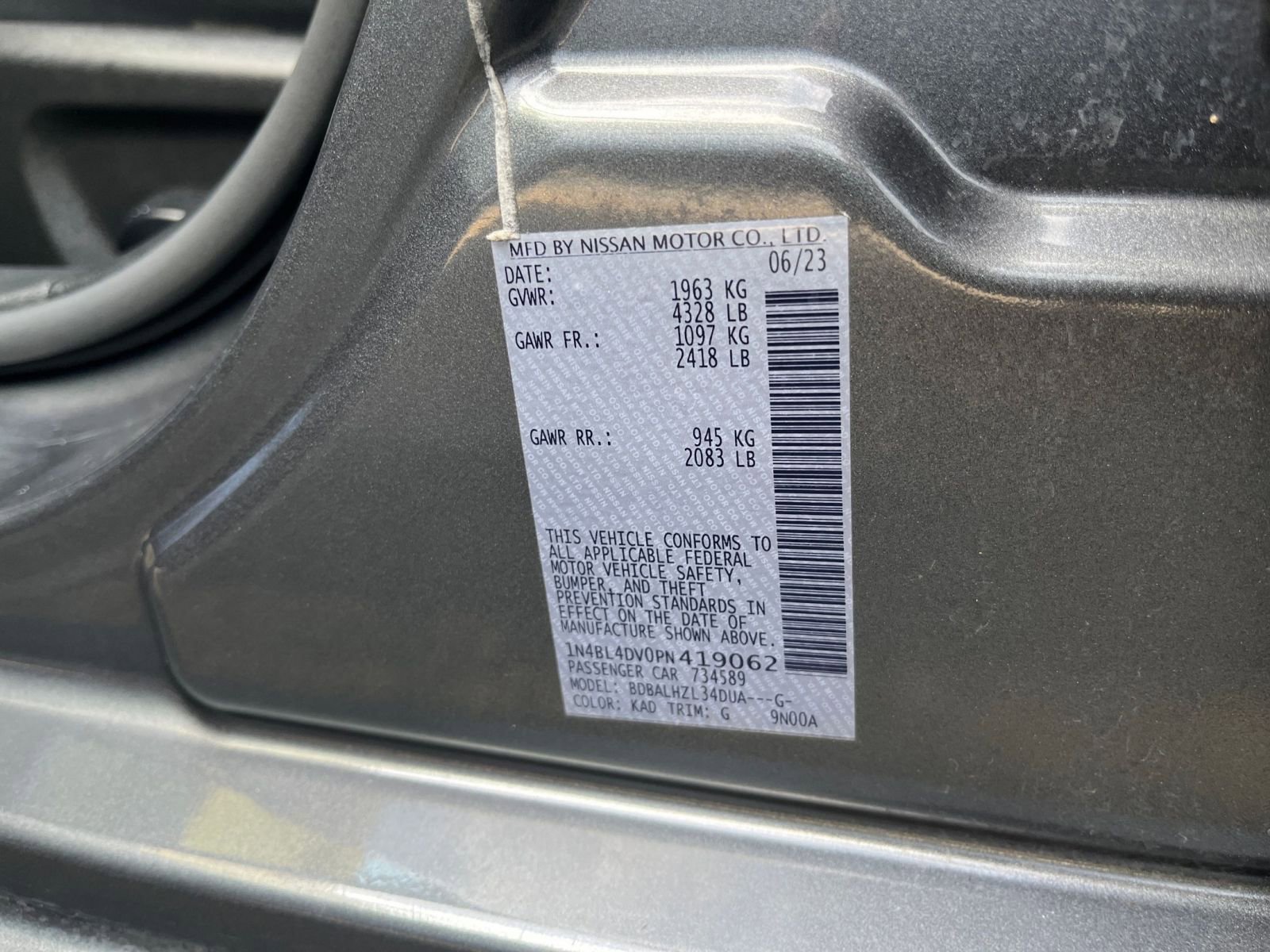 Used 2023 Nissan Altima 2.5 SV FWD image 29