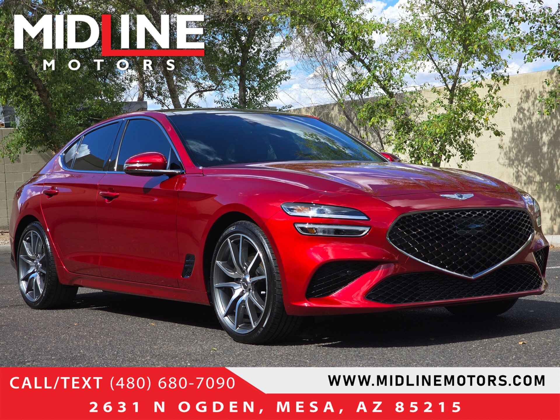 Used 2023 Genesis G70 2.0T w/ Sport Prestige Package RWD image 1