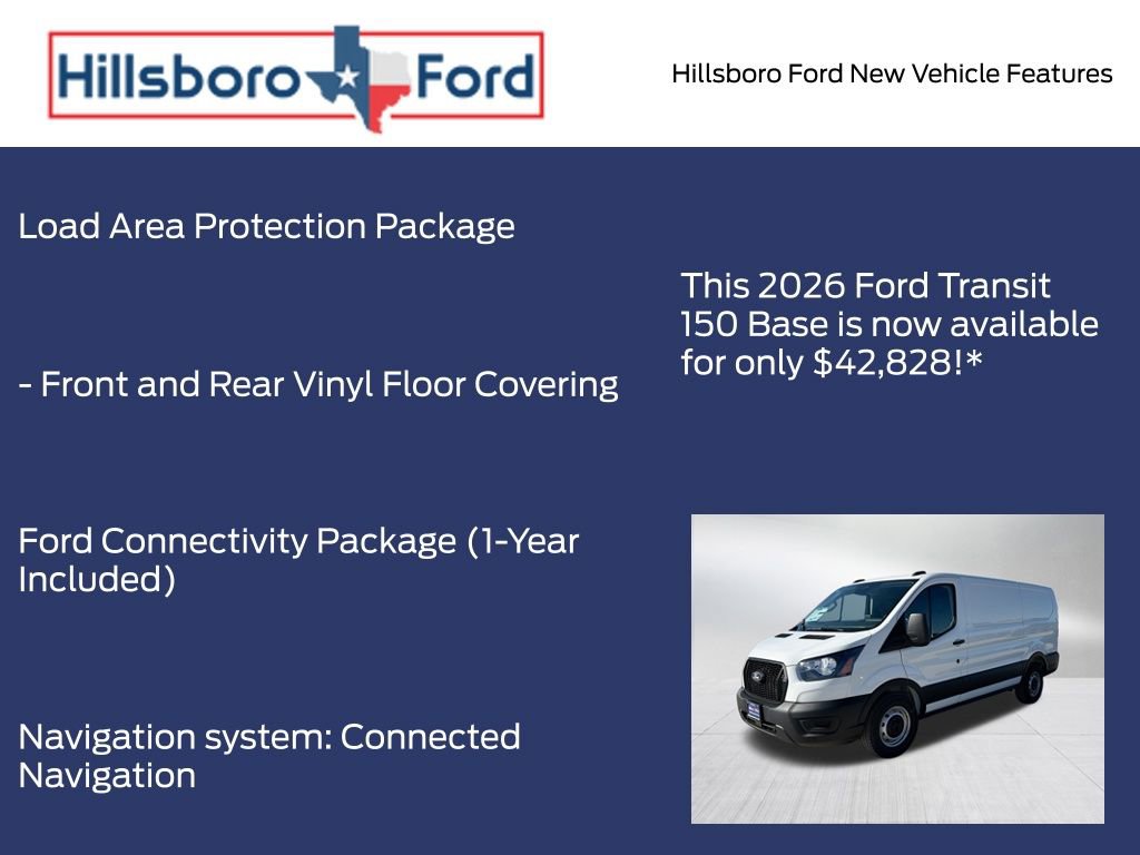 New 2026 Ford Transit 150 Low Roof w/ Load Area Protection Package image 4