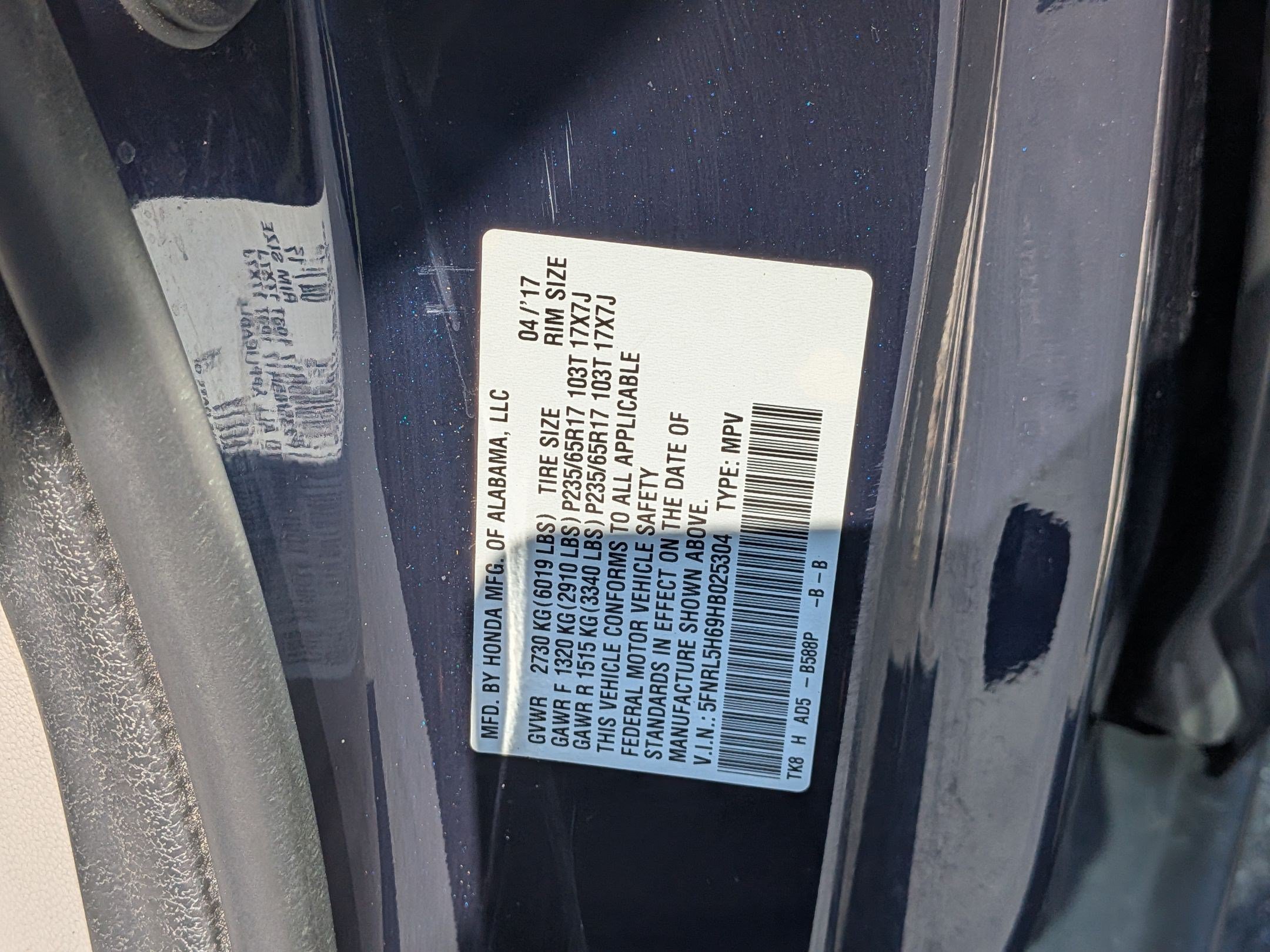 Used 2017 Honda Odyssey EX-L image 27