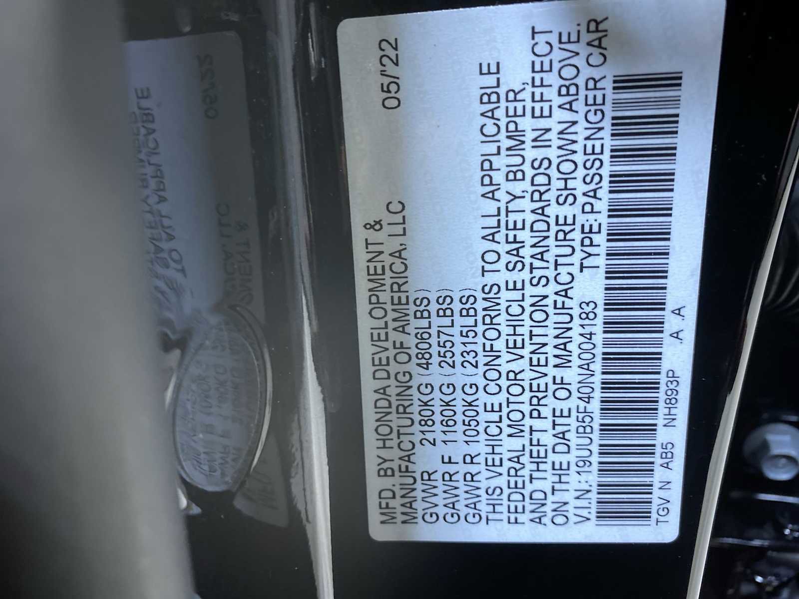 Used 2022 Acura TLX w/ Technology Package image 21