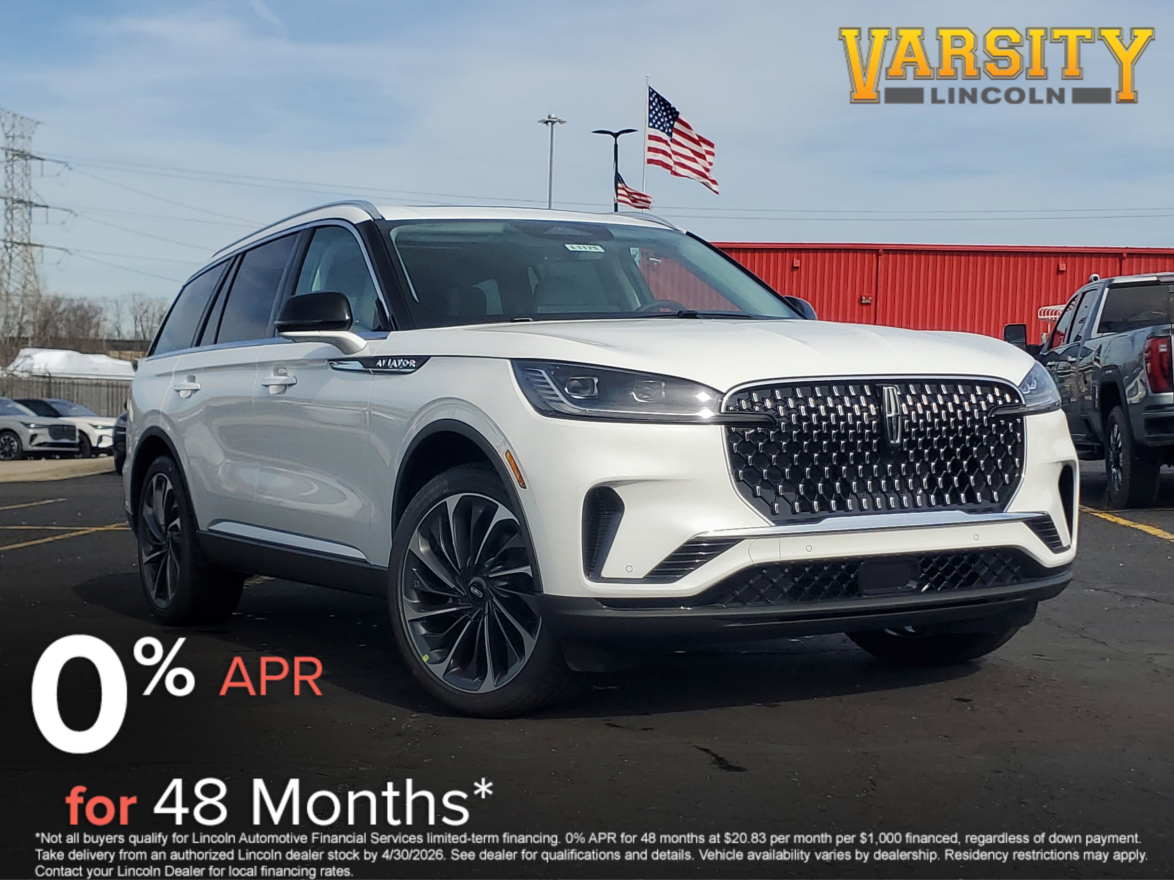 New 2026 Lincoln Aviator Reserve