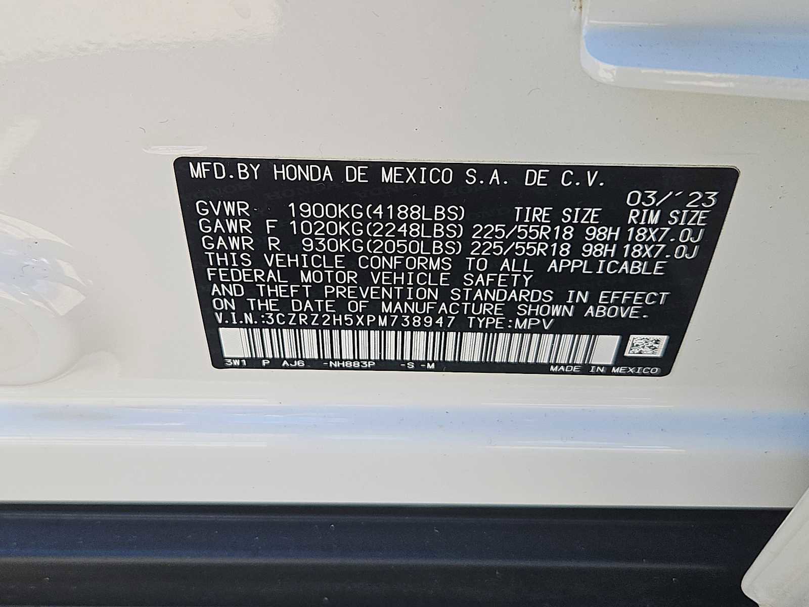 Used 2023 Honda HR-V Sport image 13