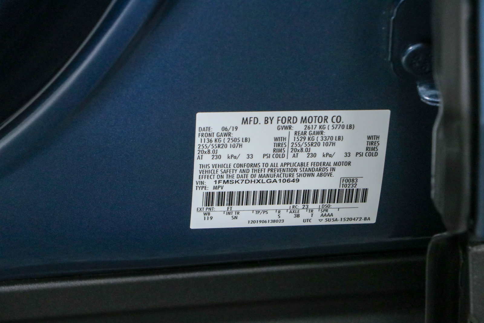 Used 2020 Ford Explorer XLT w/ Equipment Group 202A RWD image 34