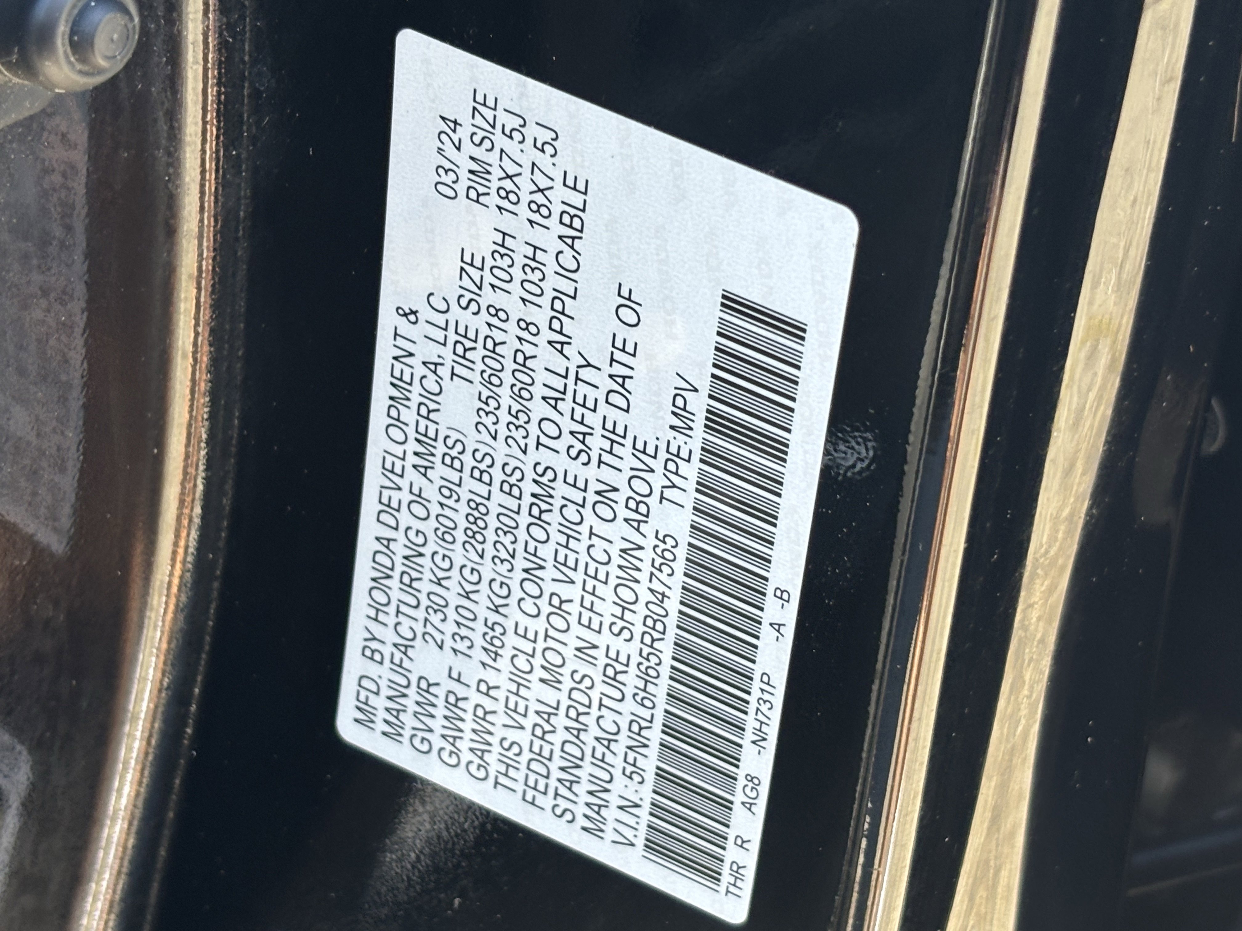 Used 2024 Honda Odyssey EX-L image 34