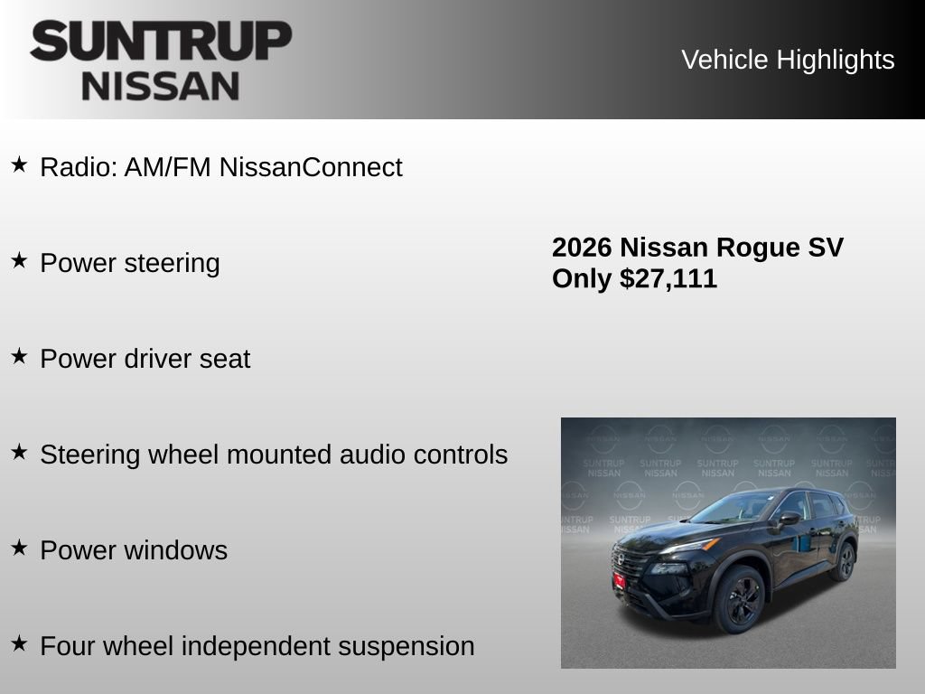 Used 2026 Nissan Rogue SV FWD image 8