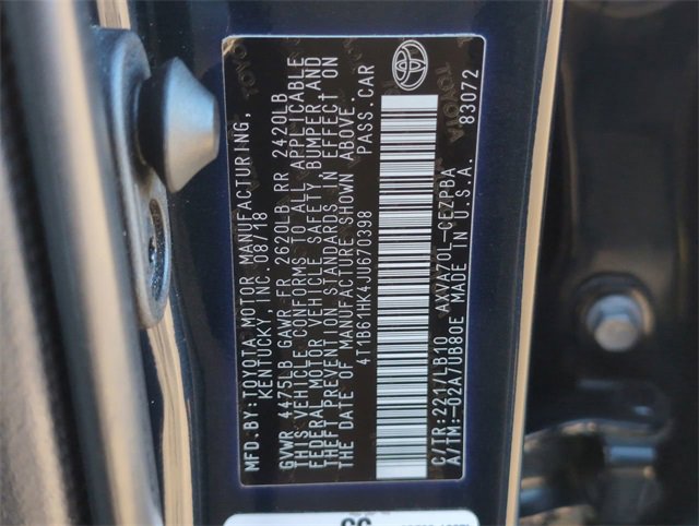 Used 2018 Toyota Camry XSE image 32