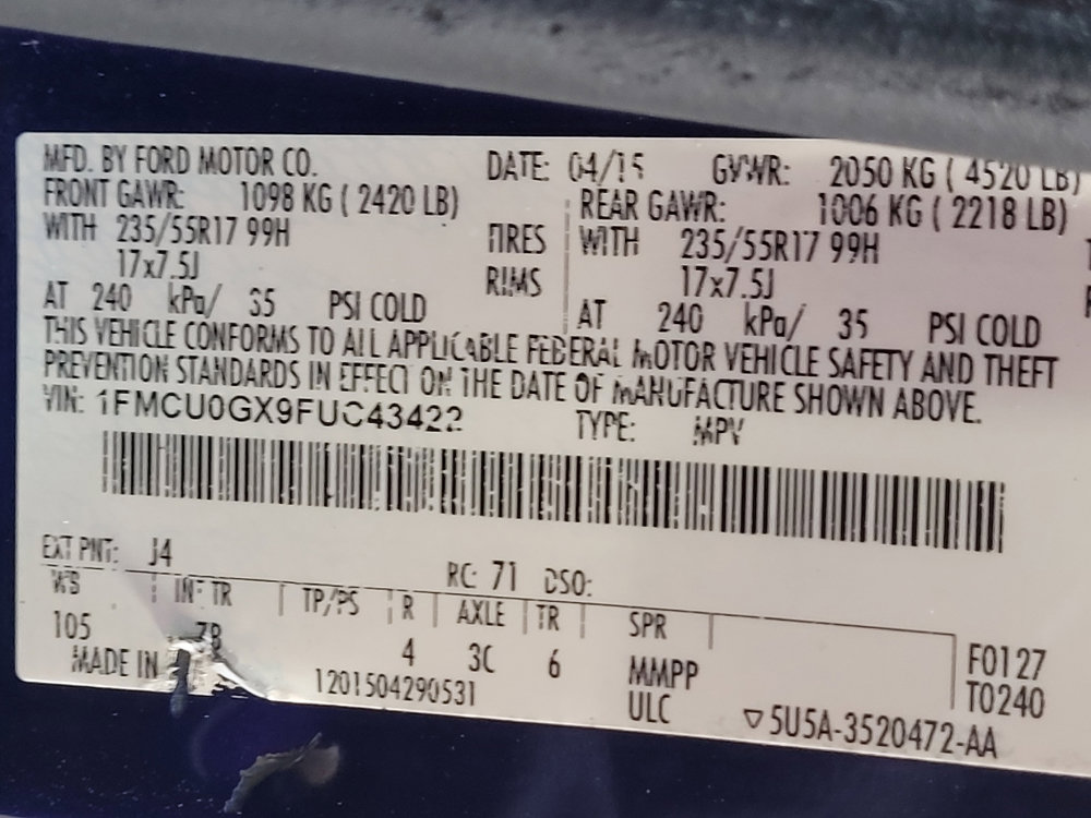 Used 2015 Ford Escape SE image 33