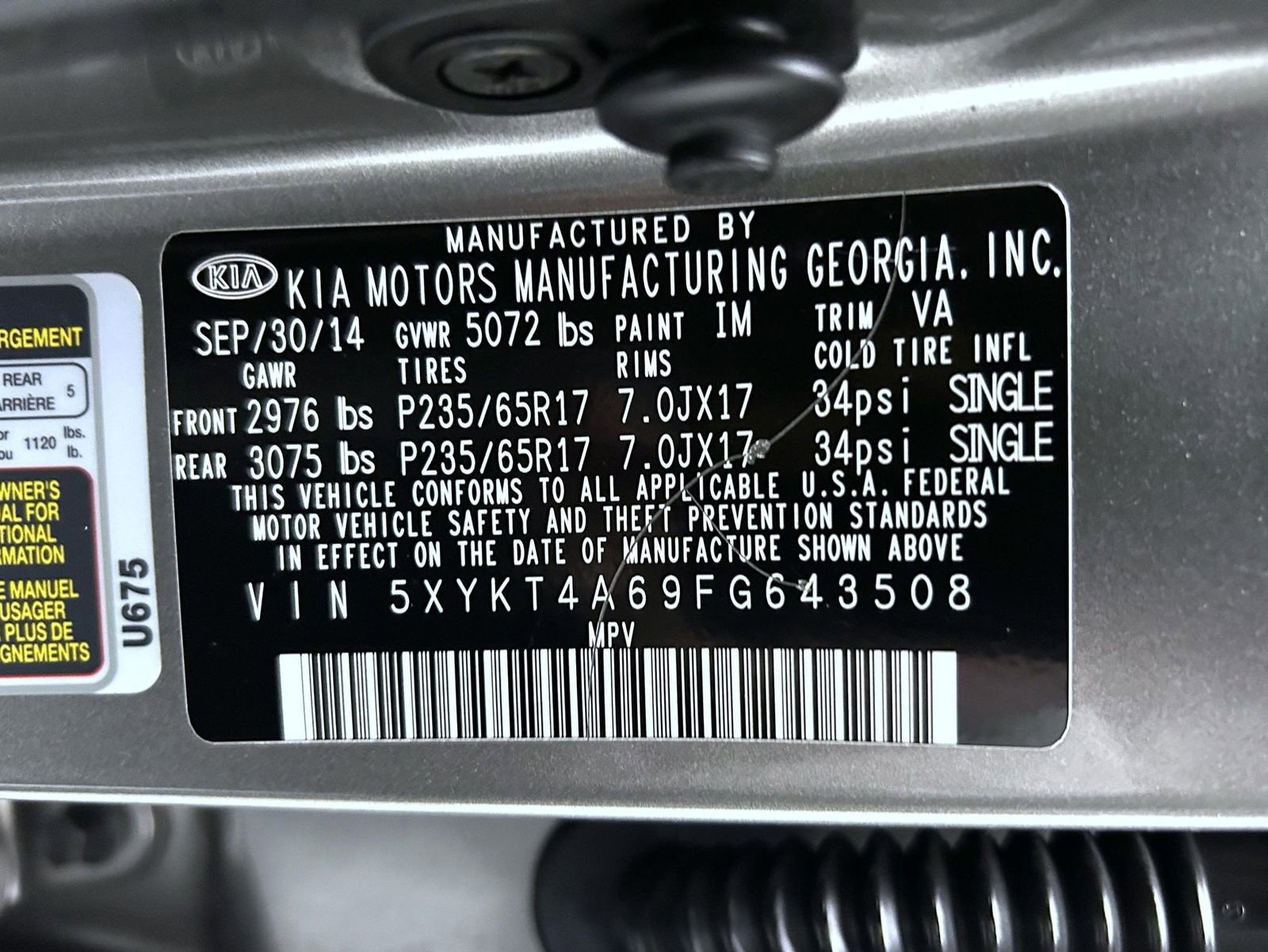 Used 2015 Kia Sorento LX FWD image 26