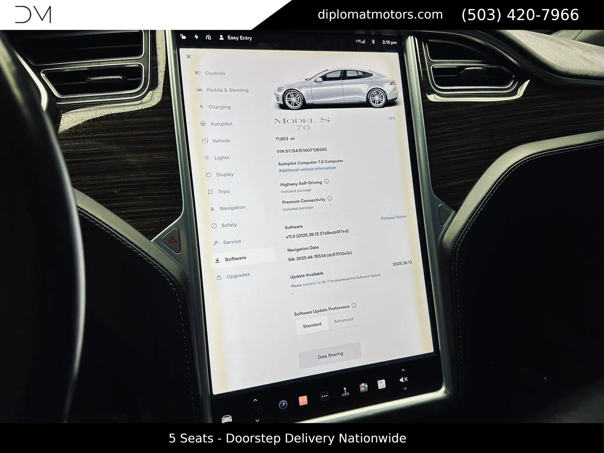 Used 2016 Tesla Model S 70 RWD image 33