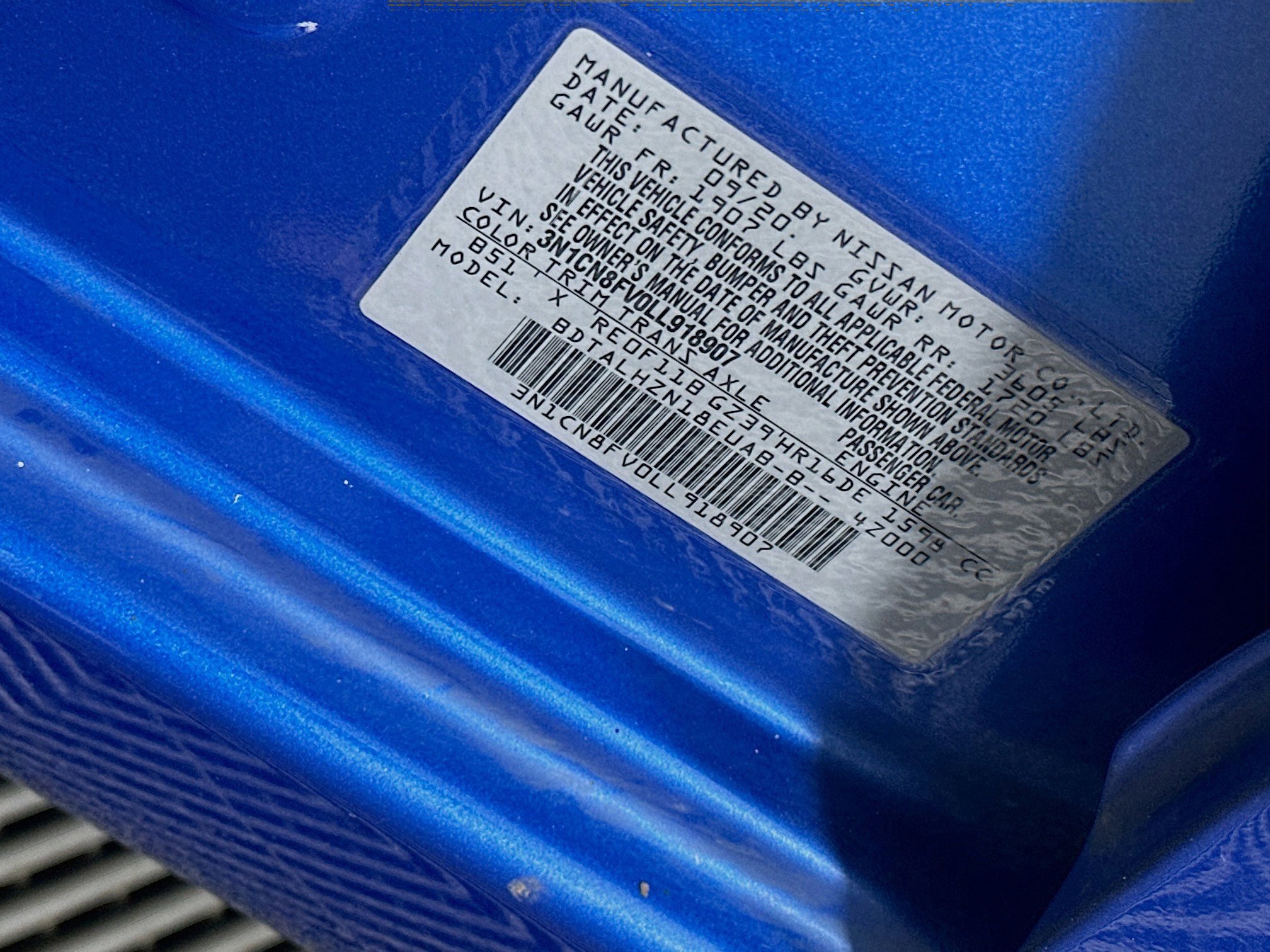 Used 2020 Nissan Versa SR w/ Convenience Package FWD image 12
