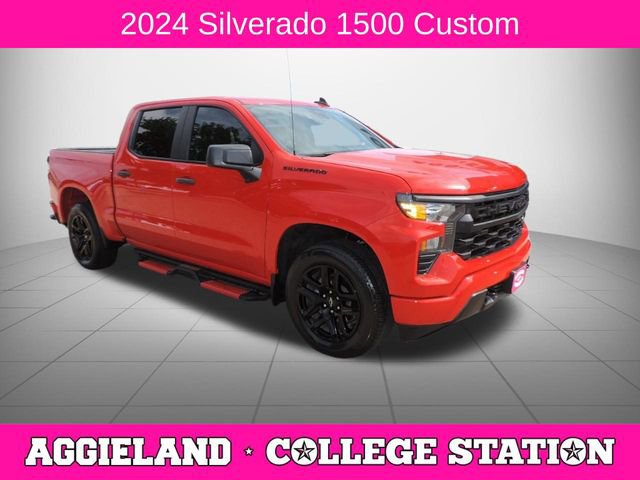 Certified 2024 Chevrolet Silverado 1500 Custom w/ LPO, Dark Essentials Package
