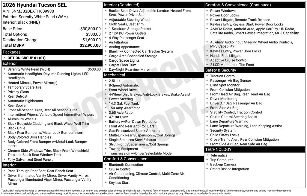 Used 2026 Hyundai Tucson SEL image 27