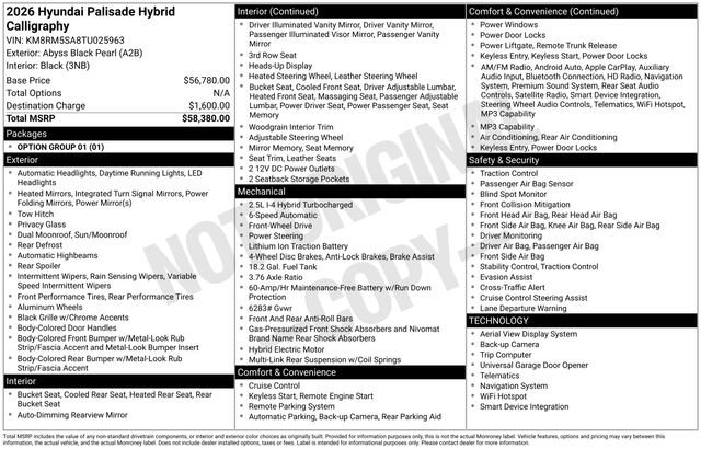 Used 2026 Hyundai Palisade Calligraphy FWD image 30